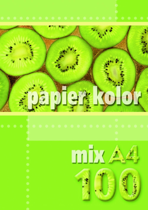 Papier ksero A4 80g 100ark. mix 5 kolorów